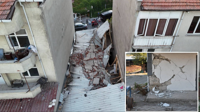 Balıkesir’de 6.1’lik deprem: Yıkılan ve hasar gören binalar havadan görüntülendi