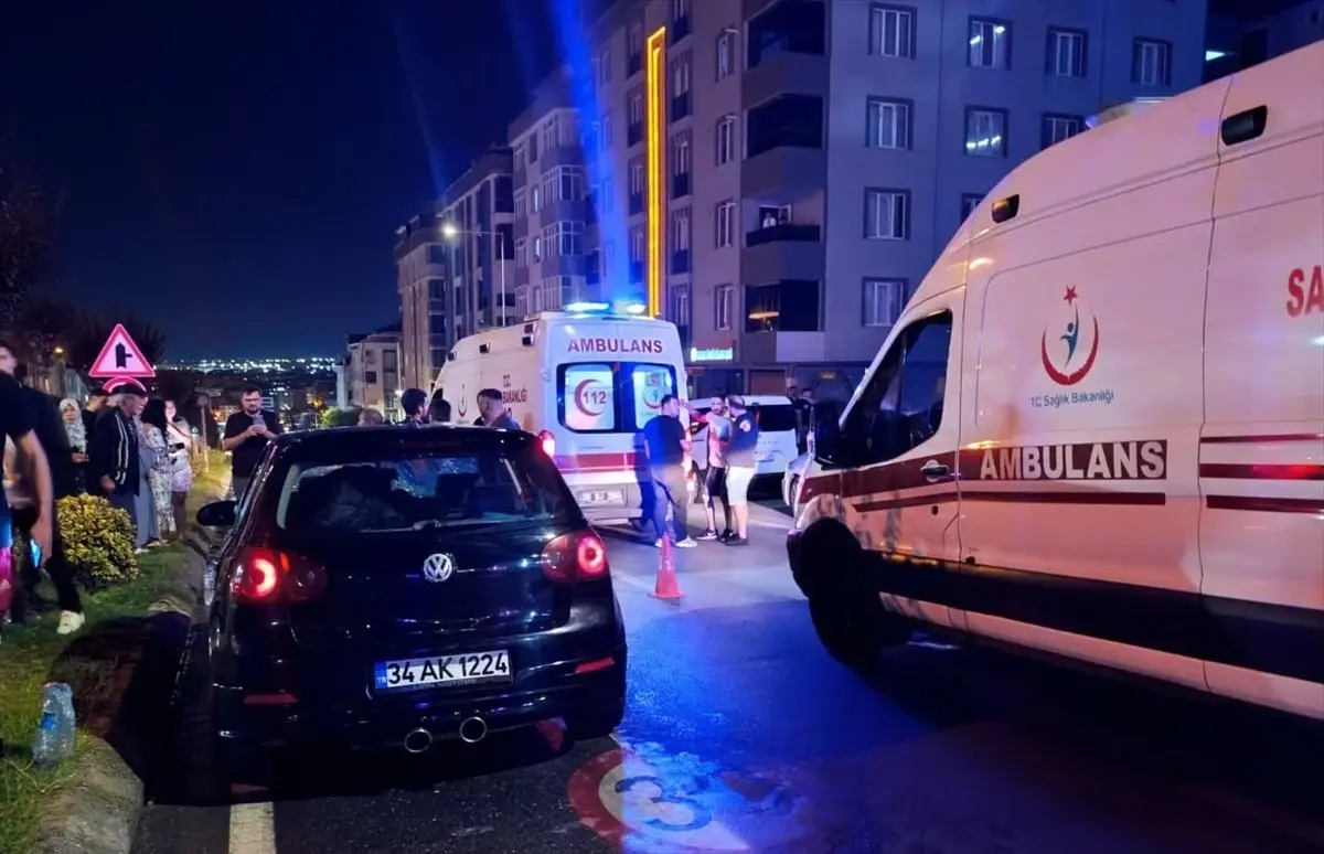 Çerkezköy’de Yaya Geçidinde Kaza