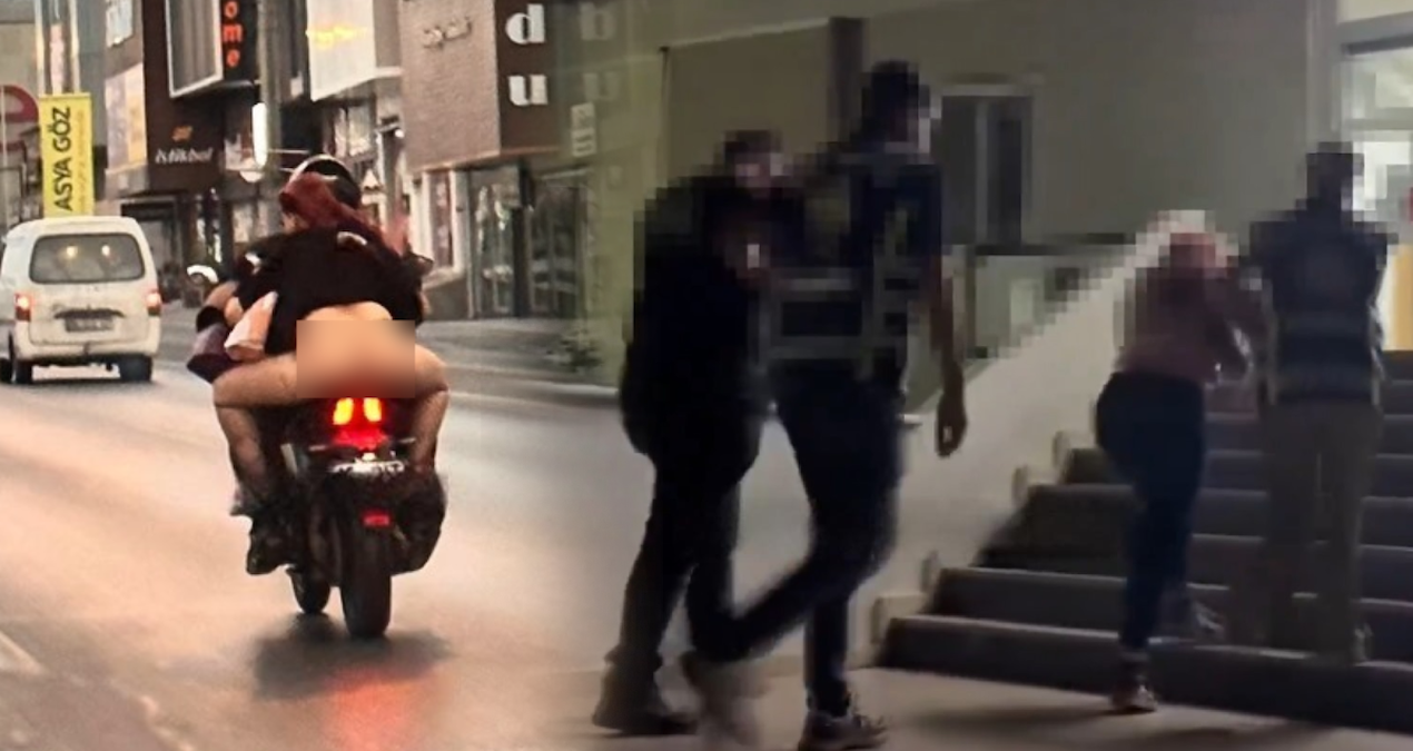 G-string ile motora binen genç kadına ‘kask takmama’ cezası