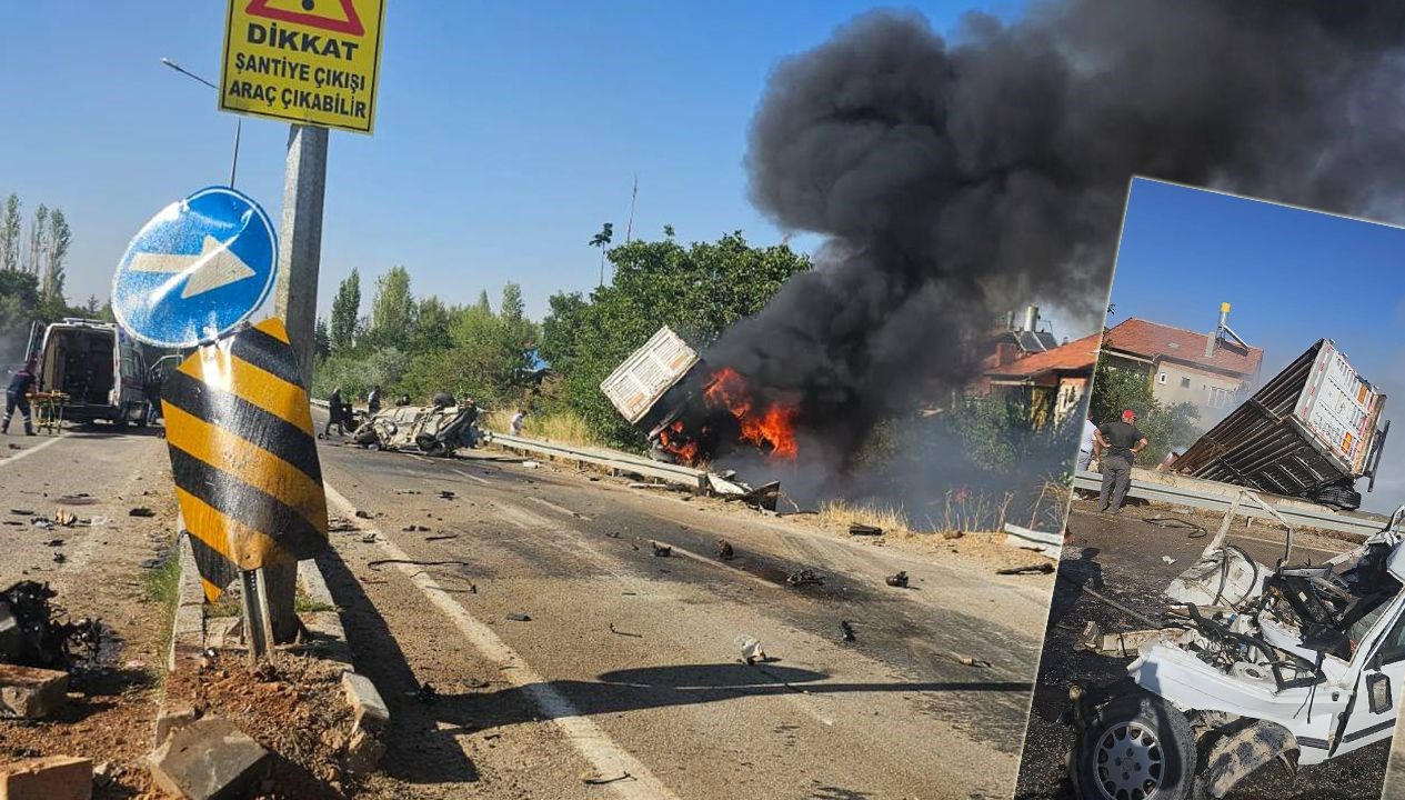 Katliam gibi kaza: Yangın çıktı, üç kişi öldü