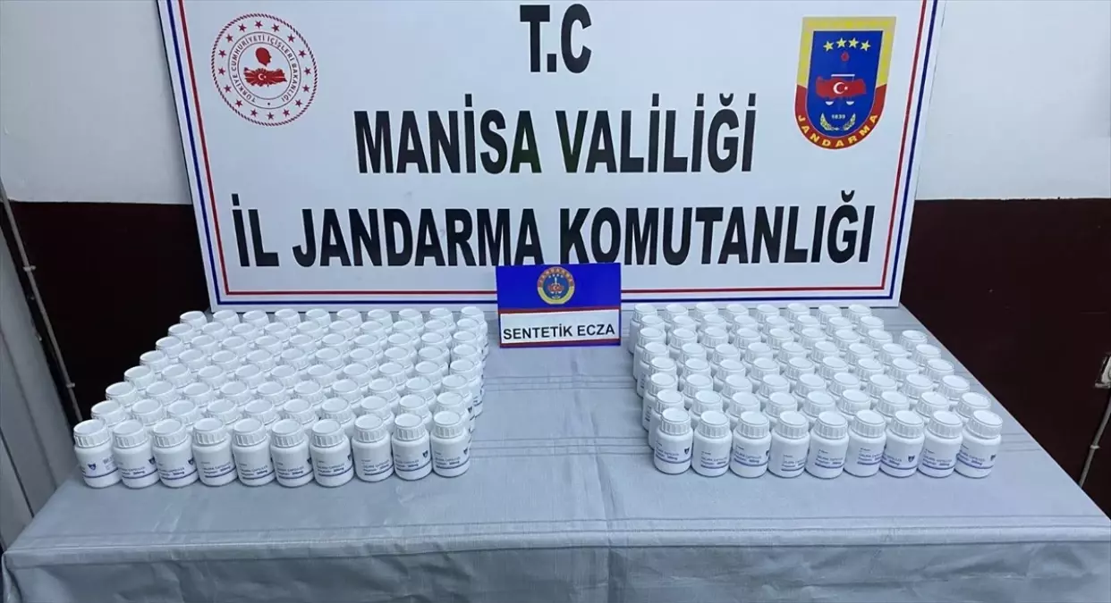 Manisa’da 8 Bin 740 Sentetik Hap Ele Geçirildi