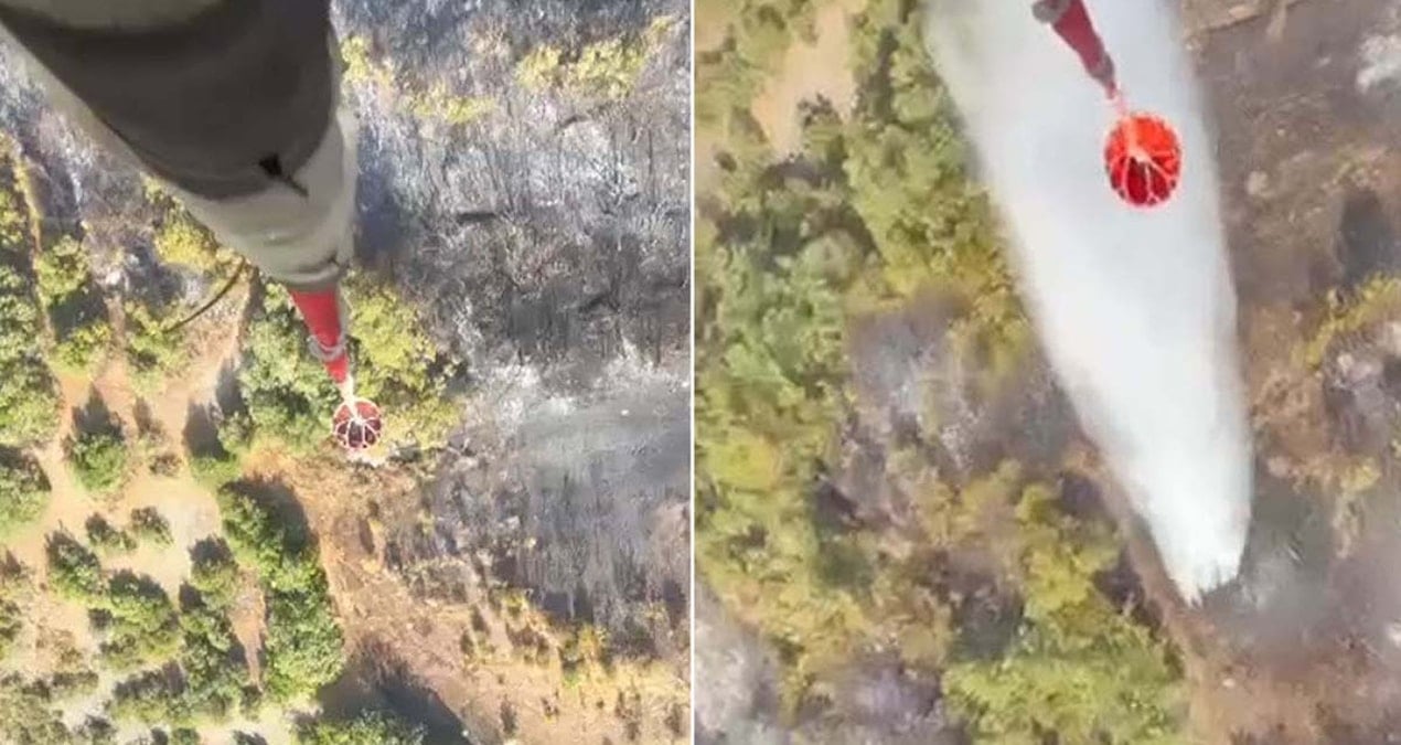 Balıkesir’deki orman yangını 13 saat sonra kontrol altına alındı