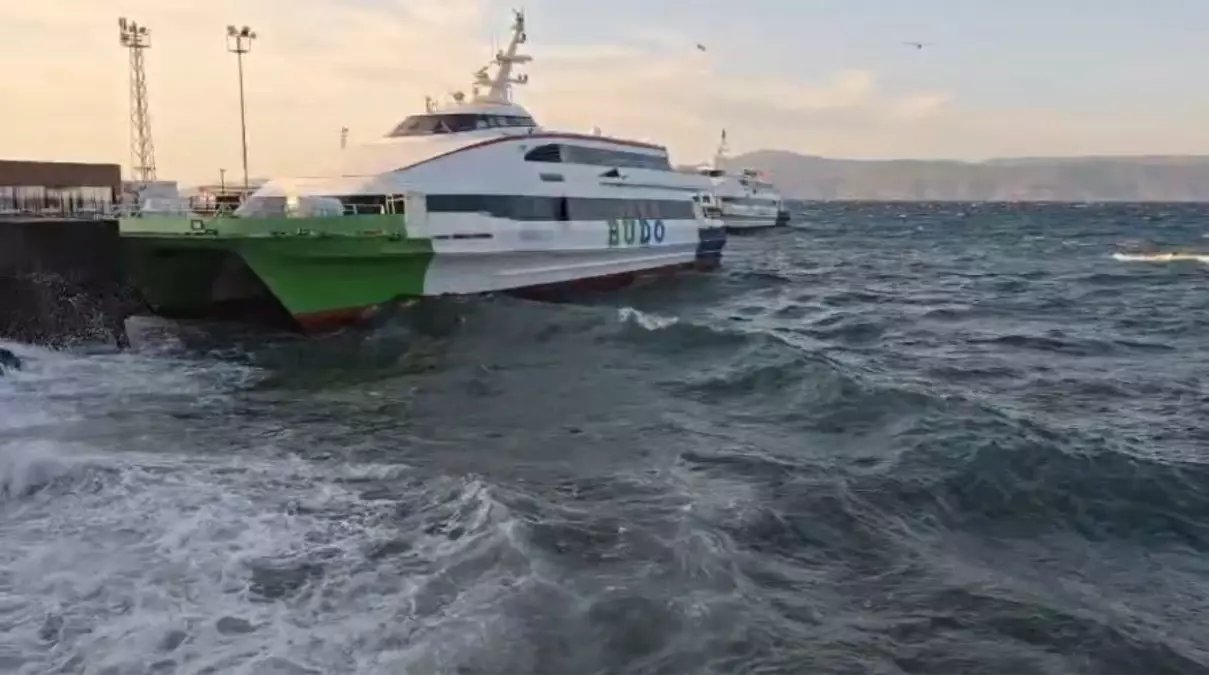 BUDO Seferleri Hava Koşulları Nedeniyle İptal