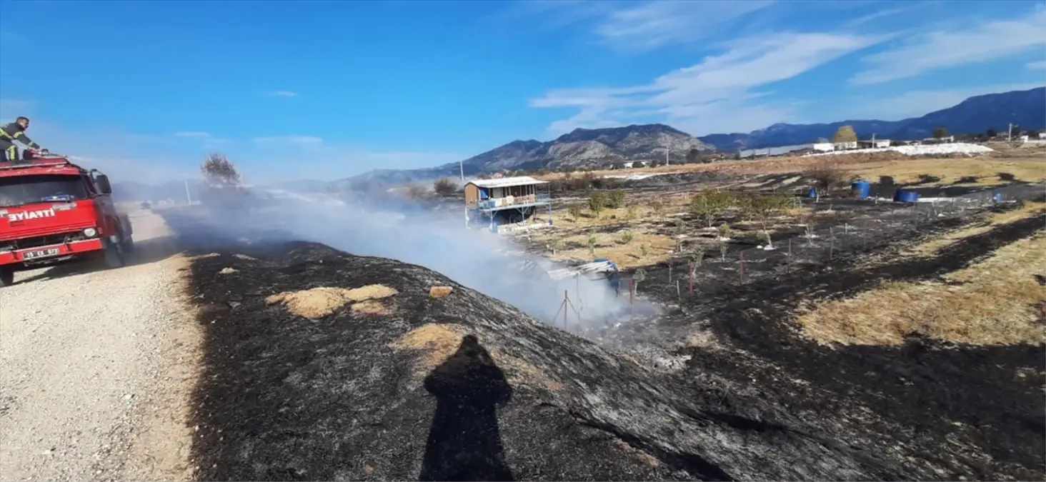Bucak’ta Ot Yangını Söndürüldü