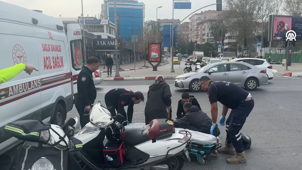 İstanbul’da kırmızı ışık kazası