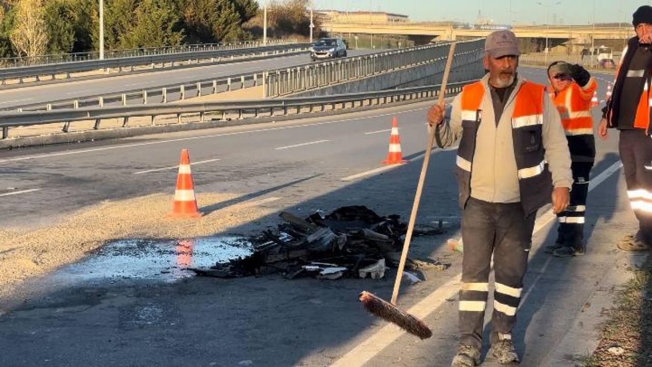 Başakşehir’de trafik kazası: 1 ölü 2 ağır yaralı