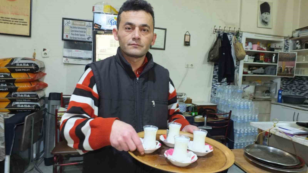 Bu ilçede kahvehanelerde çay yerine süt içiliyor