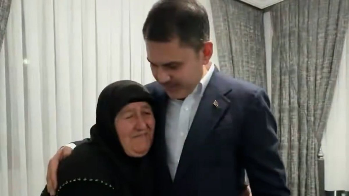 Murat Kurum, Koyunlu çiftini ziyaret etti: Sevinç gözyaşlarıyla karşılandı