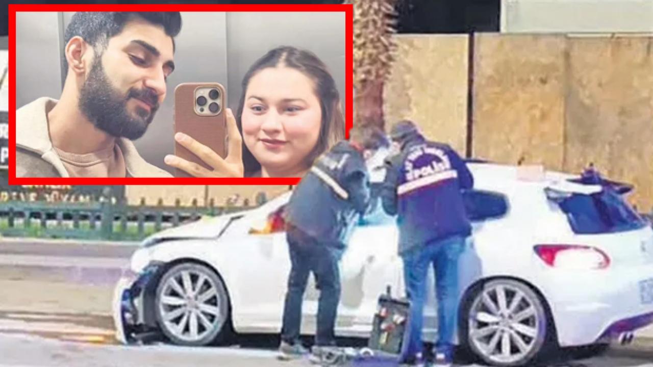 Mutlu günleri son günleri oldu! Yarışan iki araç genç çifti katletti