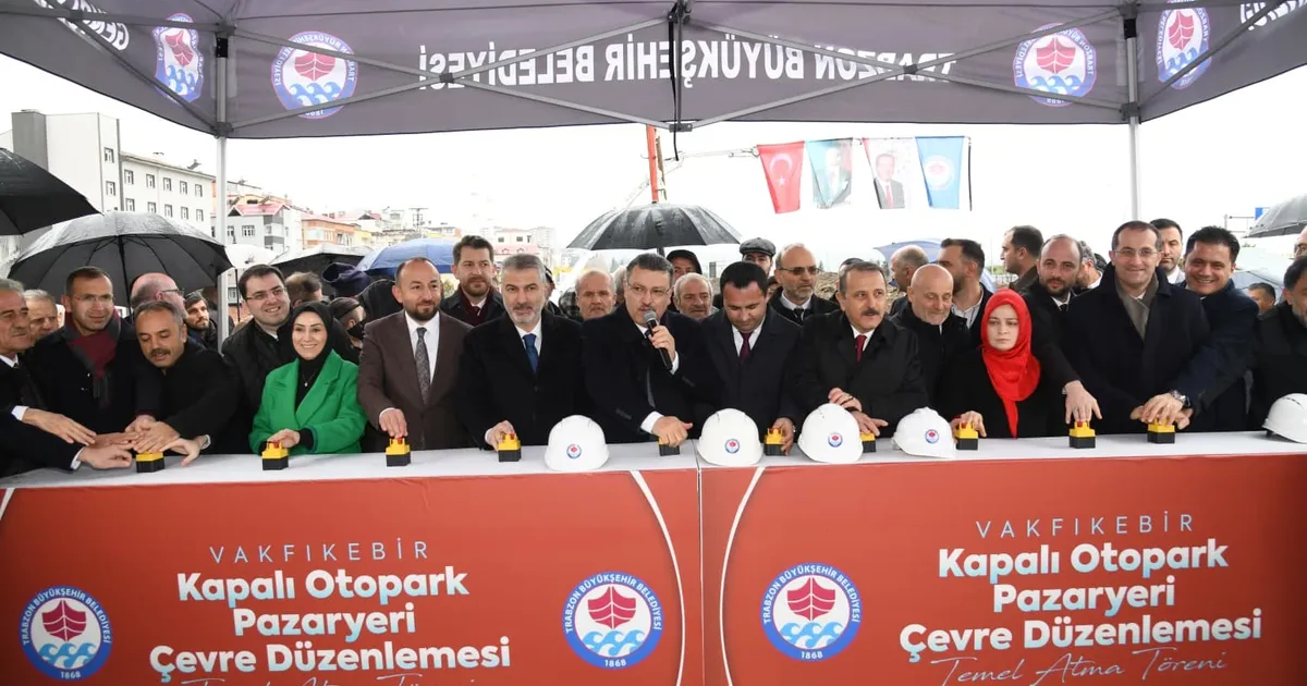 Trabzon Vakfıkebir’e modern pazaryeri ve otopark