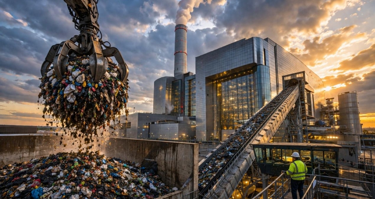 Atıklar Enerjiye Dönüşüyor: 50 Bin Hanenin Elektrik İhtiyacı Bu Tesisten Karşılanacak